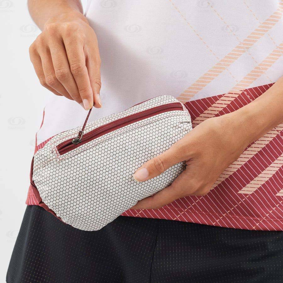 Dámské Softshellová Bunda Salomon Bundy BONATTI WATERPROOF Červené | CZ-W2370