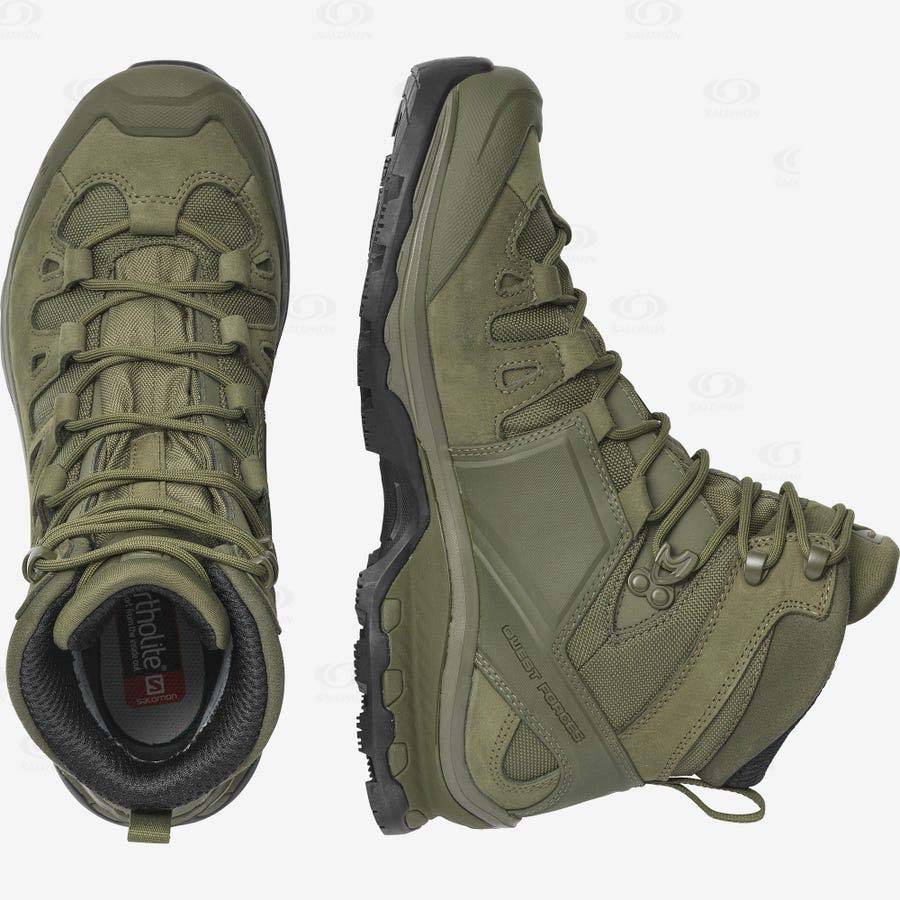 Dámské Taktické Boty Salomon QUEST 4D GORE-TEX FORCES 2 EN Zelene | CZ-M1601