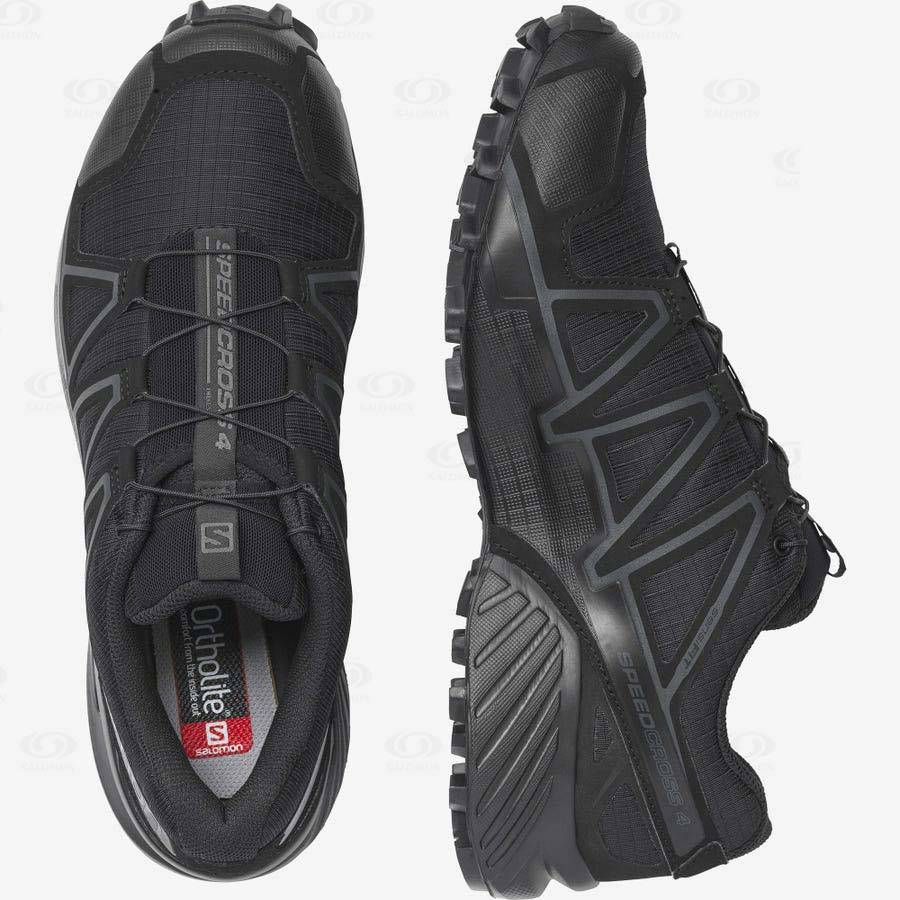 Dámské Taktické Boty Salomon SPEEDCROSS 4 WIDE FORCES Černé | CZ-A1269
