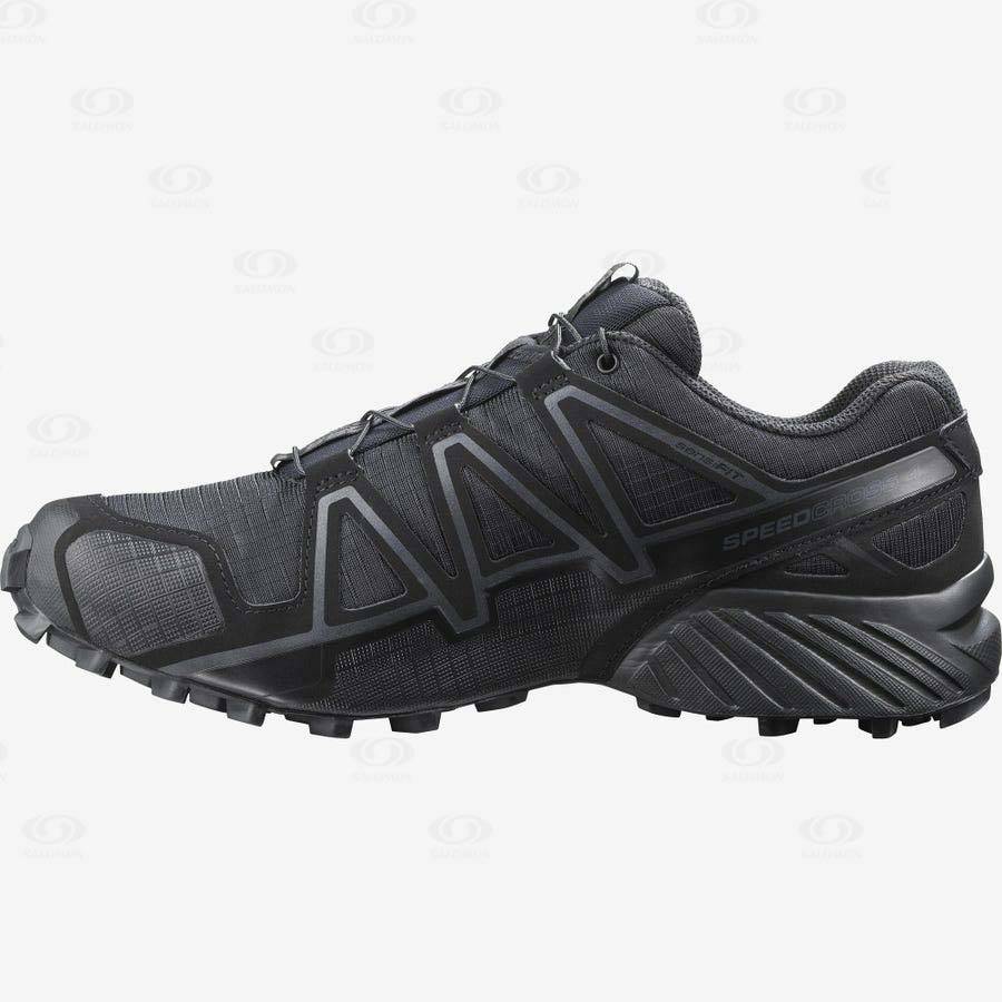 Dámské Taktické Boty Salomon SPEEDCROSS 4 WIDE FORCES Černé | CZ-A1269