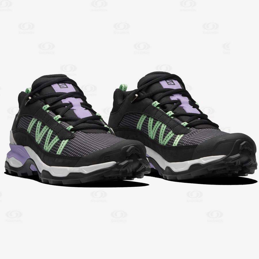 Dámské Tenisky Salomon SHELTER LOW LEATHER Černé | CZ-O2055