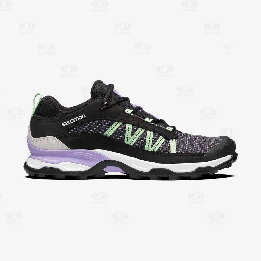 Dámské Tenisky Salomon SHELTER LOW LEATHER Černé | CZ-O2055