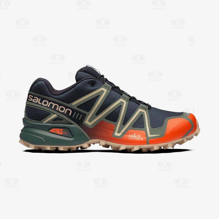 Dámské Tenisky Salomon SPEEDCROSS 3 Šedé | CZ-O1168
