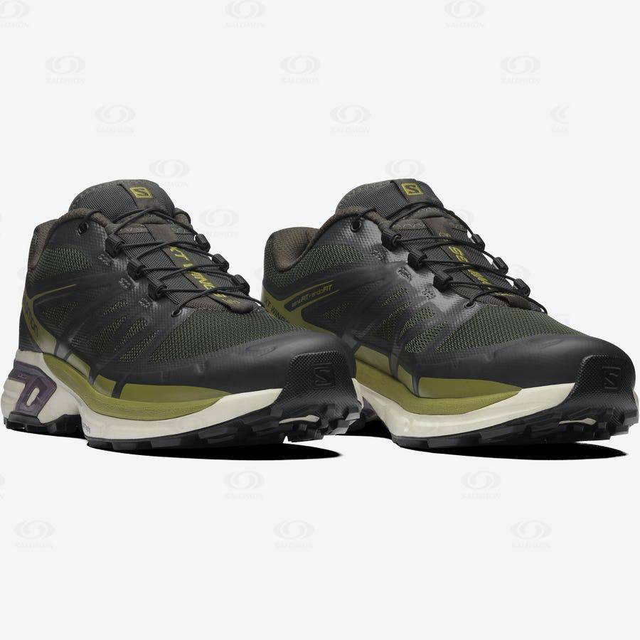 Dámské Tenisky Salomon XT-WINGS 2 Černé Olivy Zelené | CZ-S2325