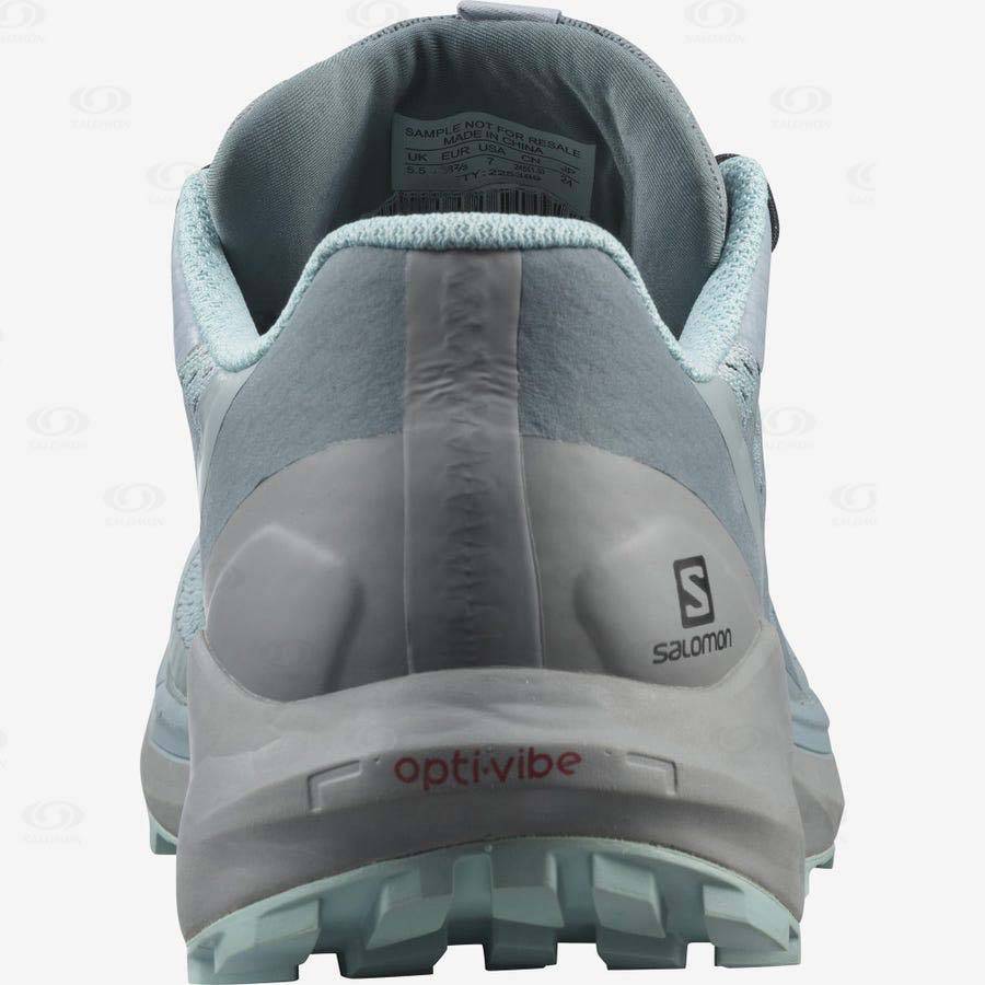 Dámské Trailové Běžecké Boty Salomon SENSE RIDE 4 GORE-TEX INVISIBLE FIT Tyrkysové | CZ-wA1325