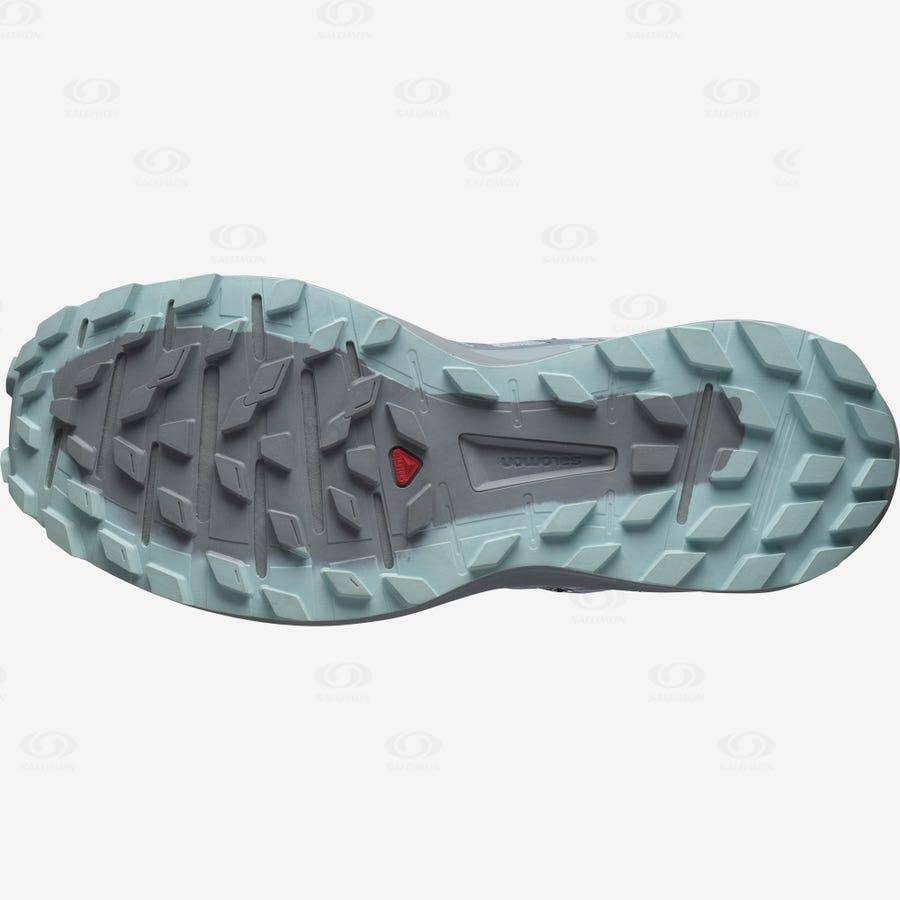 Dámské Trailové Běžecké Boty Salomon SENSE RIDE 4 GORE-TEX INVISIBLE FIT Tyrkysové | CZ-wA1325