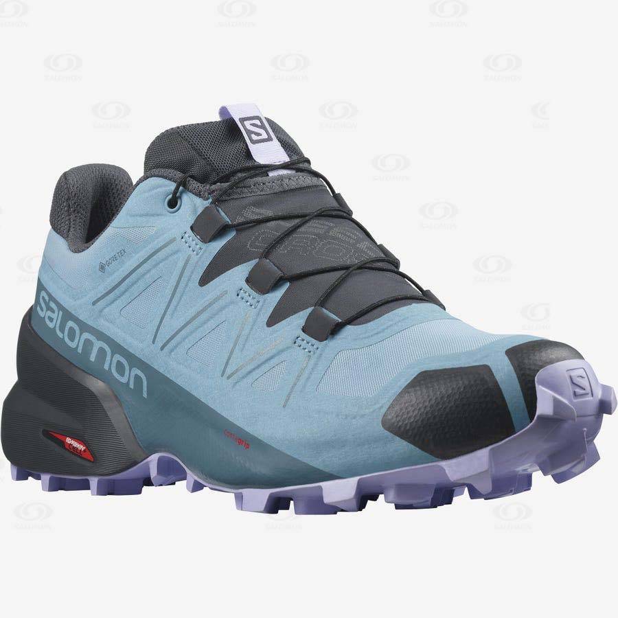 Dámské Trailové Běžecké Boty Salomon SPEEDCROSS 5 GORE-TEX Blankyt | CZ-S1429