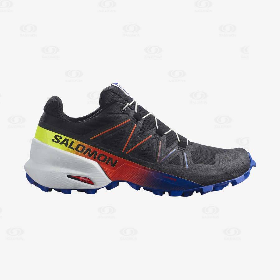 Dámské Trailové Běžecké Boty Salomon SPEEDCROSS 5 RACING PACK Černé Žluté | CZ-S1891