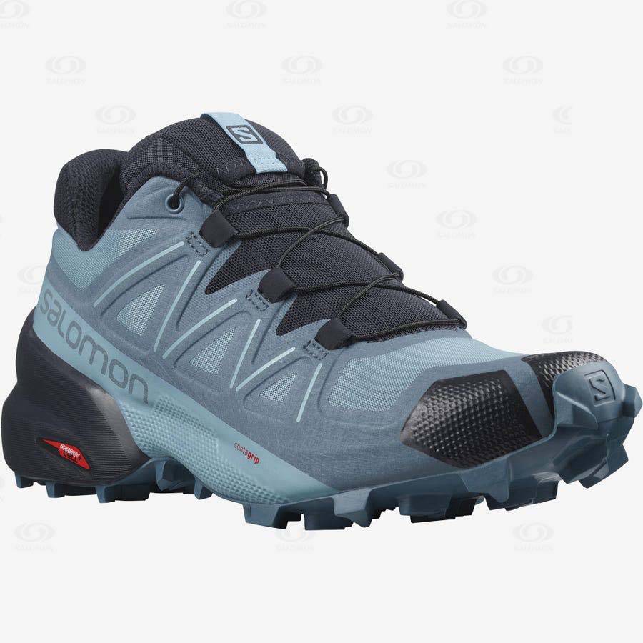 Dámské Trailové Běžecké Boty Salomon SPEEDCROSS 5 Blankyt | CZ-S2556