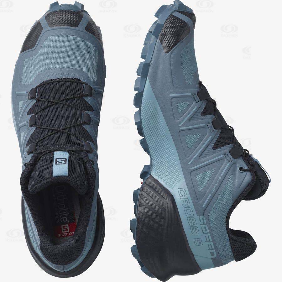 Dámské Trailové Běžecké Boty Salomon SPEEDCROSS 5 Blankyt | CZ-S2556