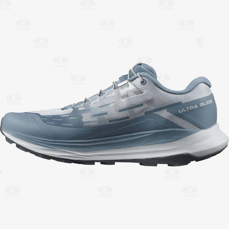 Dámské Trailové Běžecké Boty Salomon ULTRA GLIDE Stříbrné | CZ-M1265