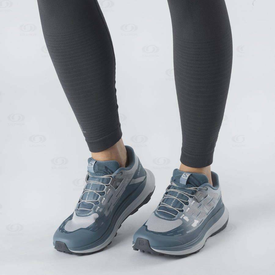 Dámské Trailové Běžecké Boty Salomon ULTRA GLIDE Stříbrné | CZ-M1265