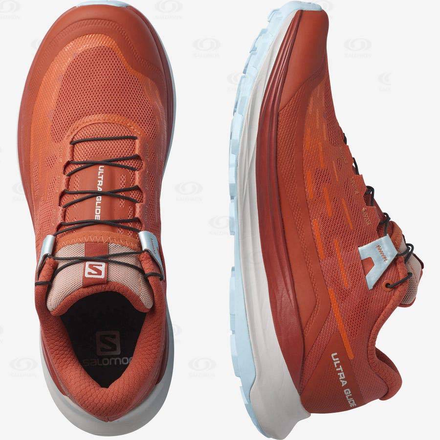 Dámské Trailové Běžecké Boty Salomon ULTRA GLIDE Oranžové | CZ-S2164