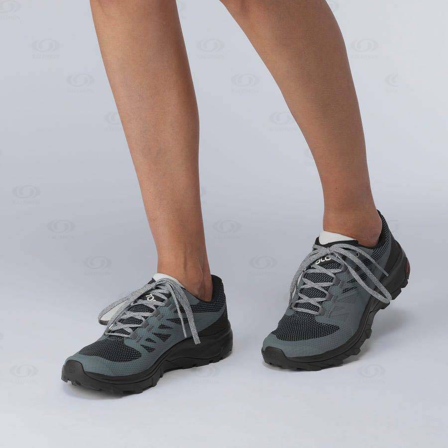 Dámské Trekové Boty Salomon OUTLINE GORE-TEX Šedé | CZ-A1199