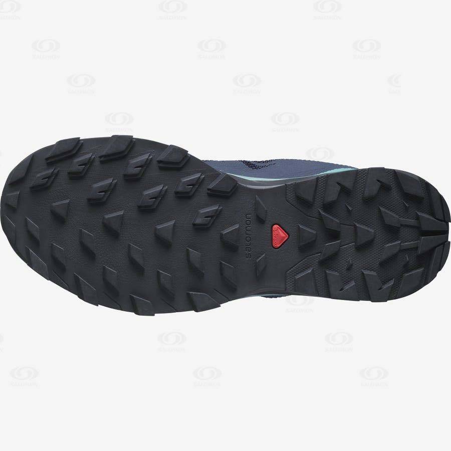 Dámské Trekové Boty Salomon OUTLINE GORE-TEX Černé Zelene | CZ-O2566