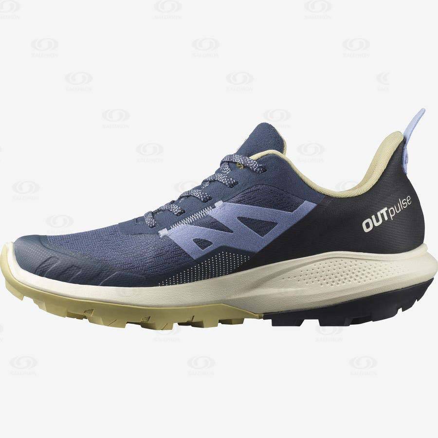 Dámské Trekové Boty Salomon OUTPULSE GORE-TEX Blankyt | CZ-A1213