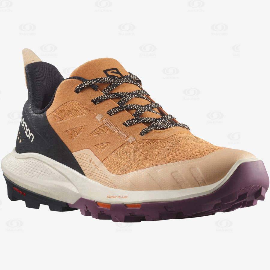 Dámské Trekové Boty Salomon OUTPULSE GORE-TEX Hnědé | CZ-M2315