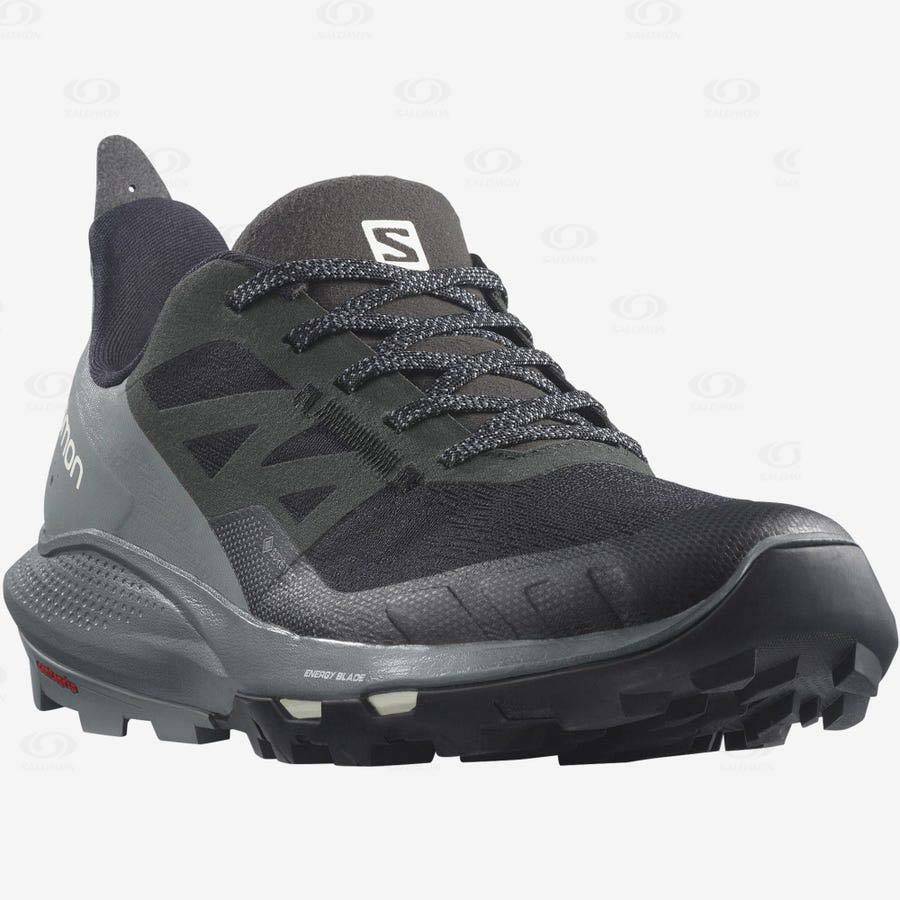 Dámské Trekové Boty Salomon OUTPULSE GORE-TEX Šedé Černé | CZ-W3500