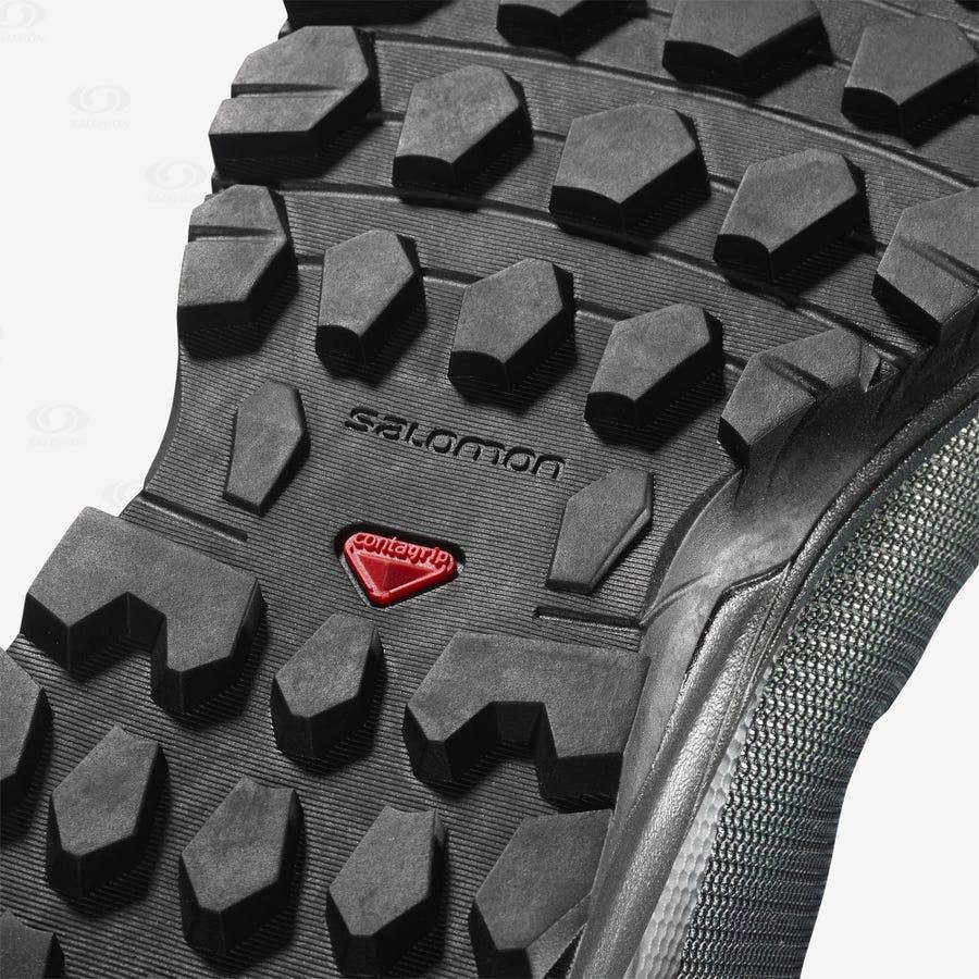 Dámské Trekové Boty Salomon VAYA GORE-TEX Černé Olivy Zelené | CZ-W1470