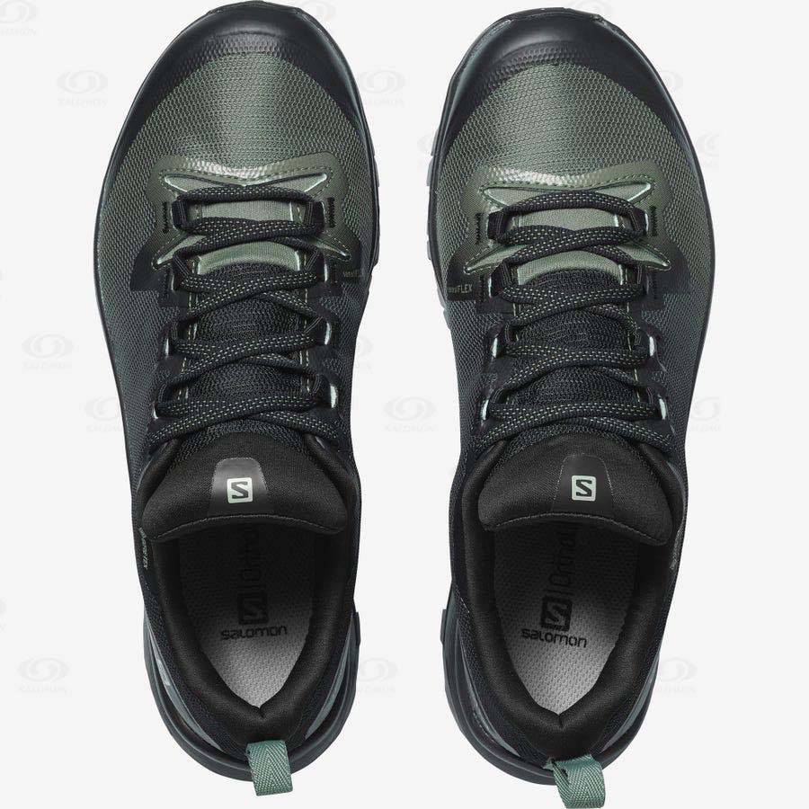 Dámské Trekové Boty Salomon VAYA GORE-TEX Černé Olivy Zelené | CZ-W1470