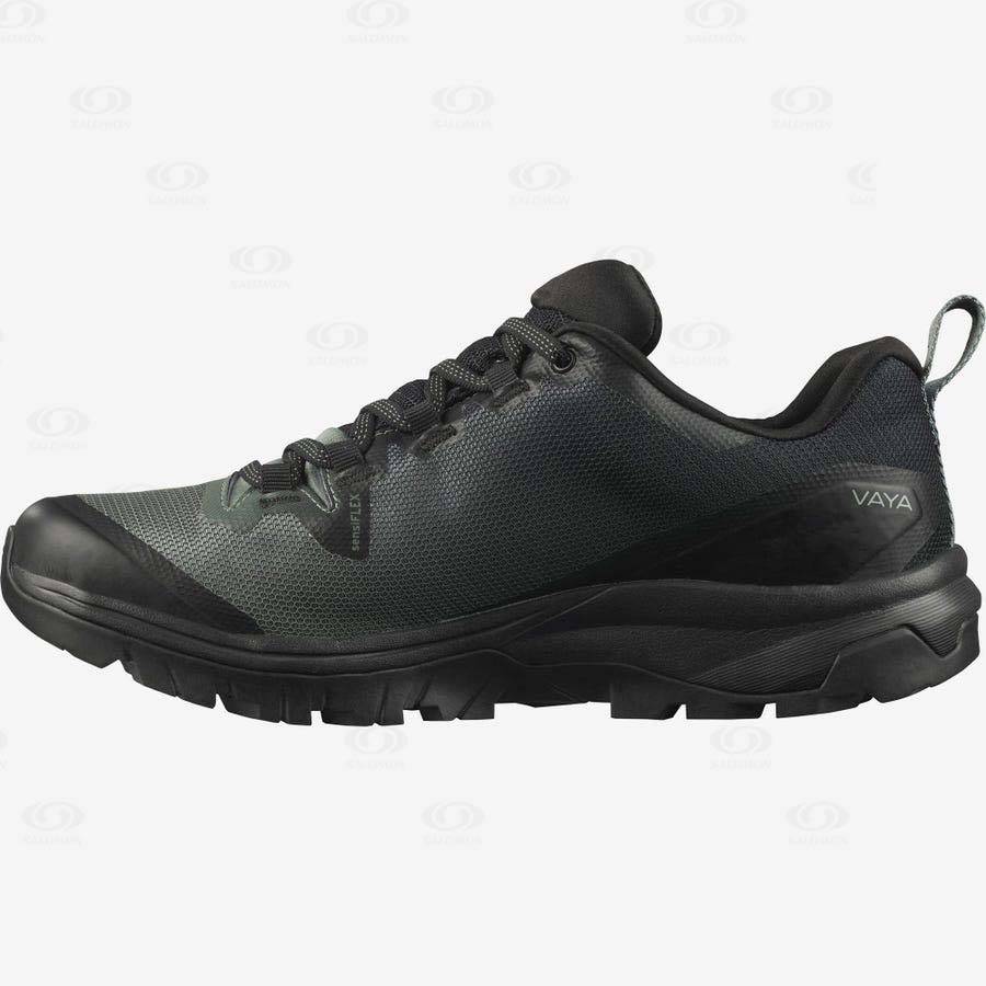 Dámské Trekové Boty Salomon VAYA GORE-TEX Černé Olivy Zelené | CZ-W1470