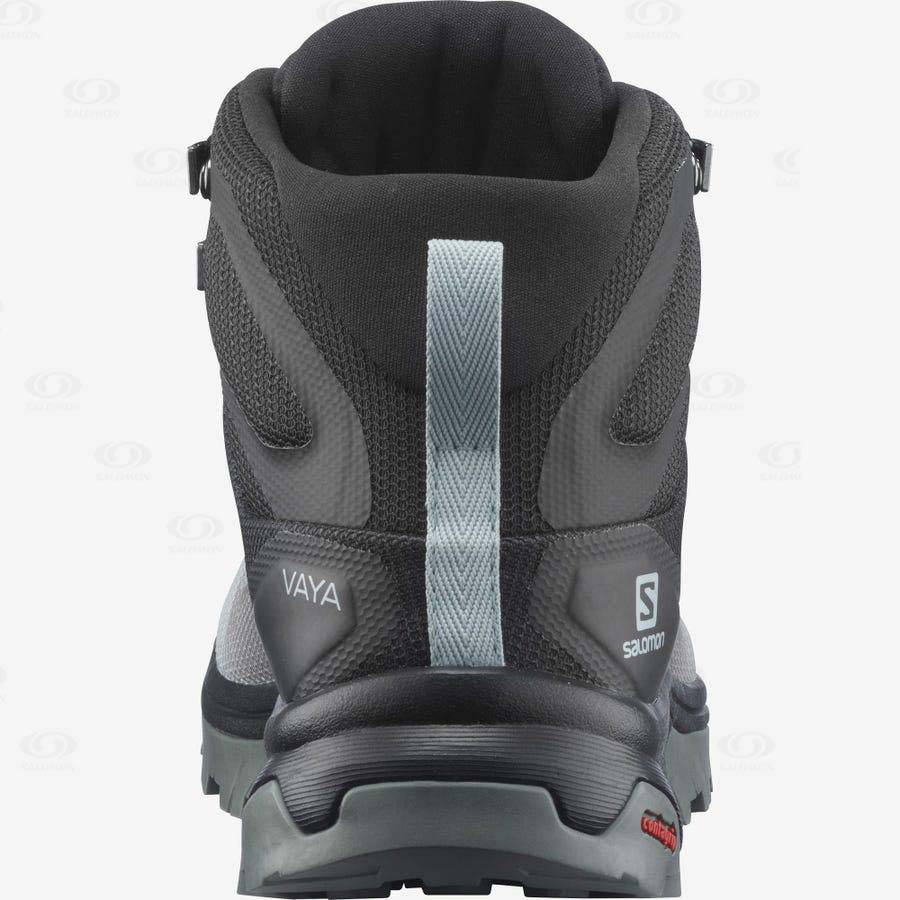 Dámské Trekové Boty Salomon VAYA MID GORE-TEX Černé Bílé | CZ-A2067