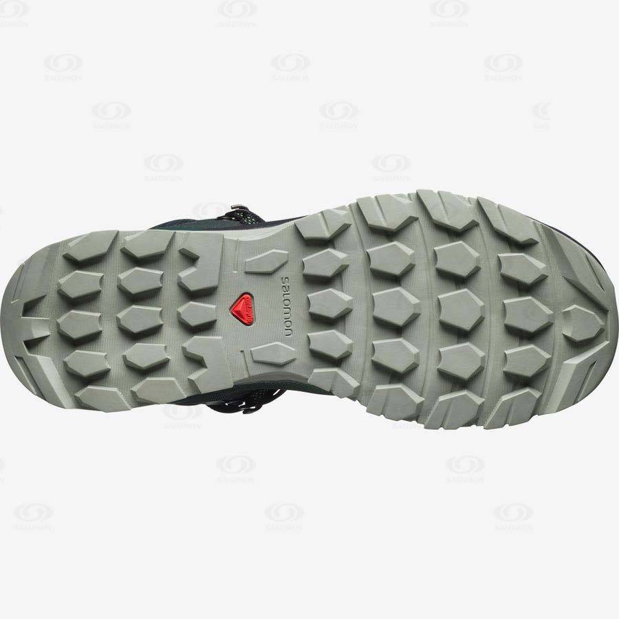 Dámské Trekové Boty Salomon VAYA MID GORE-TEX Zelene | CZ-O2237