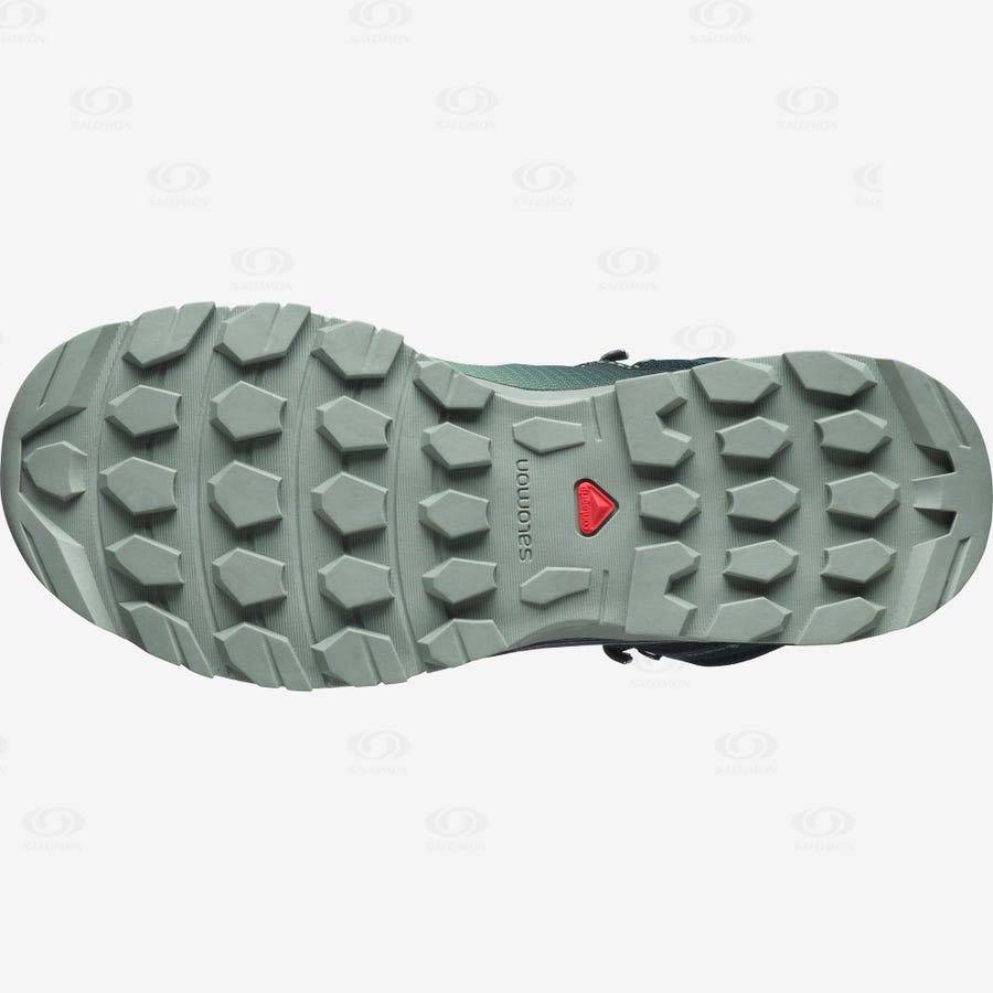 Dámské Trekové Boty Salomon VAYA MID GORE-TEX Zelene | CZ-O2237