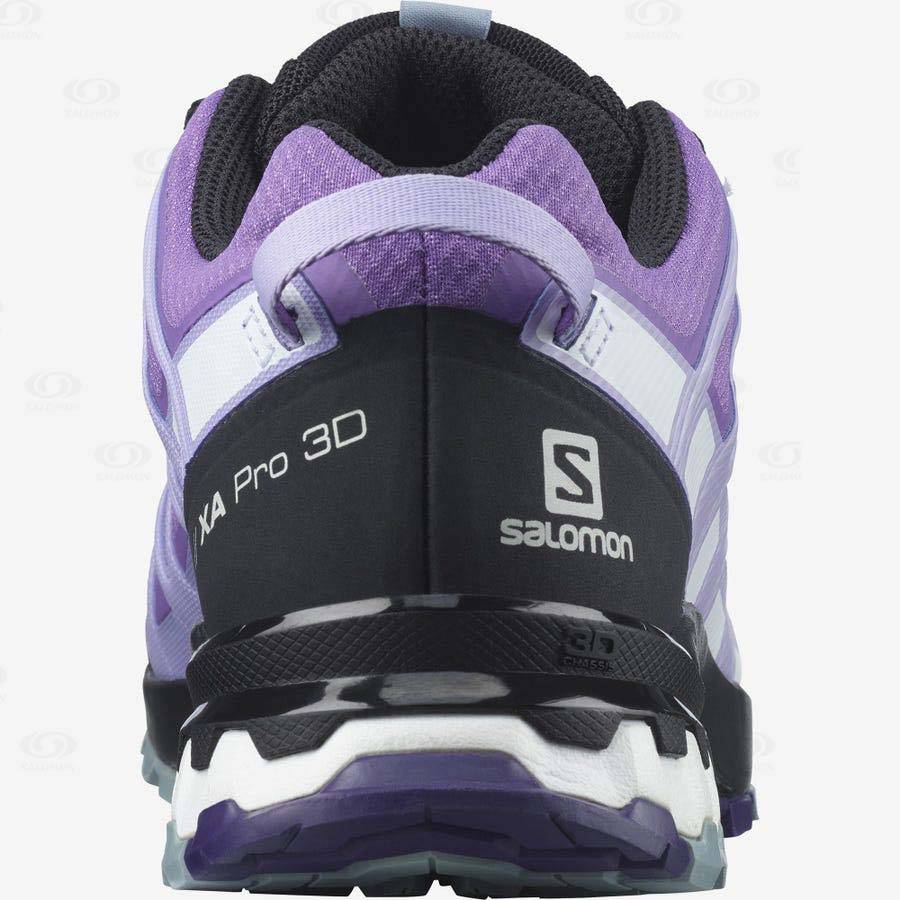 Dámské Trekové Boty Salomon XA PRO 3D v8 GORE-TEX Fialové | CZ-W1500