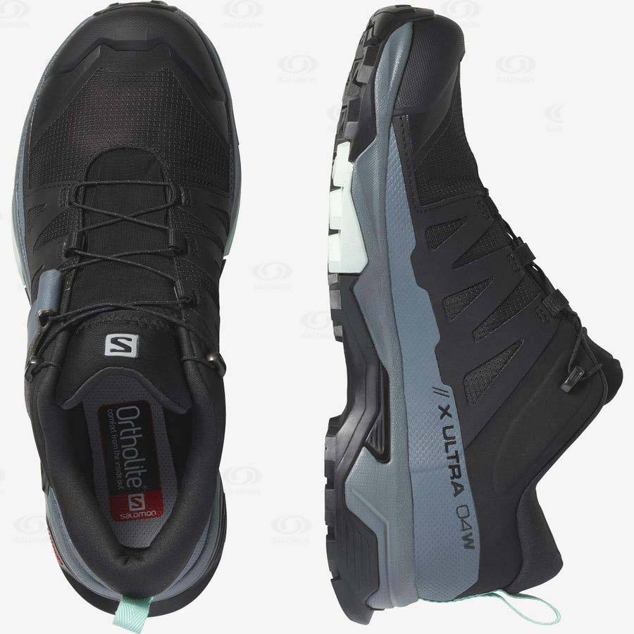 Dámské Trekové Boty Salomon X ULTRA 4 GORE-TEX Černé | CZ-O2349