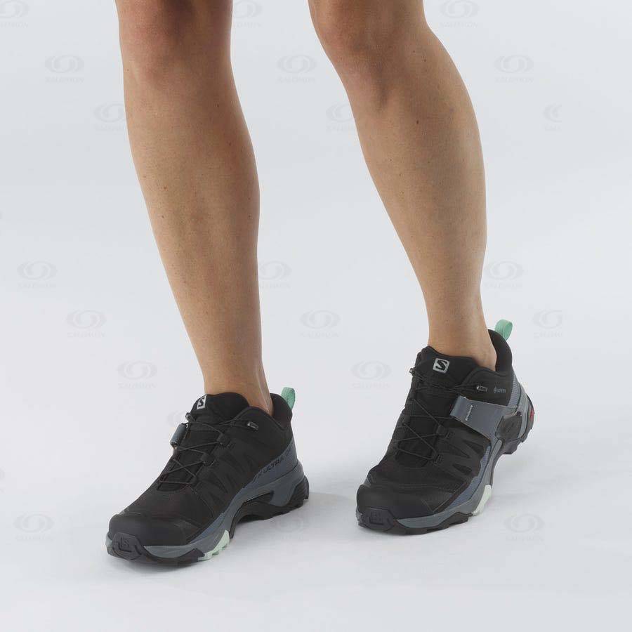 Dámské Trekové Boty Salomon X ULTRA 4 GORE-TEX Černé | CZ-O2349