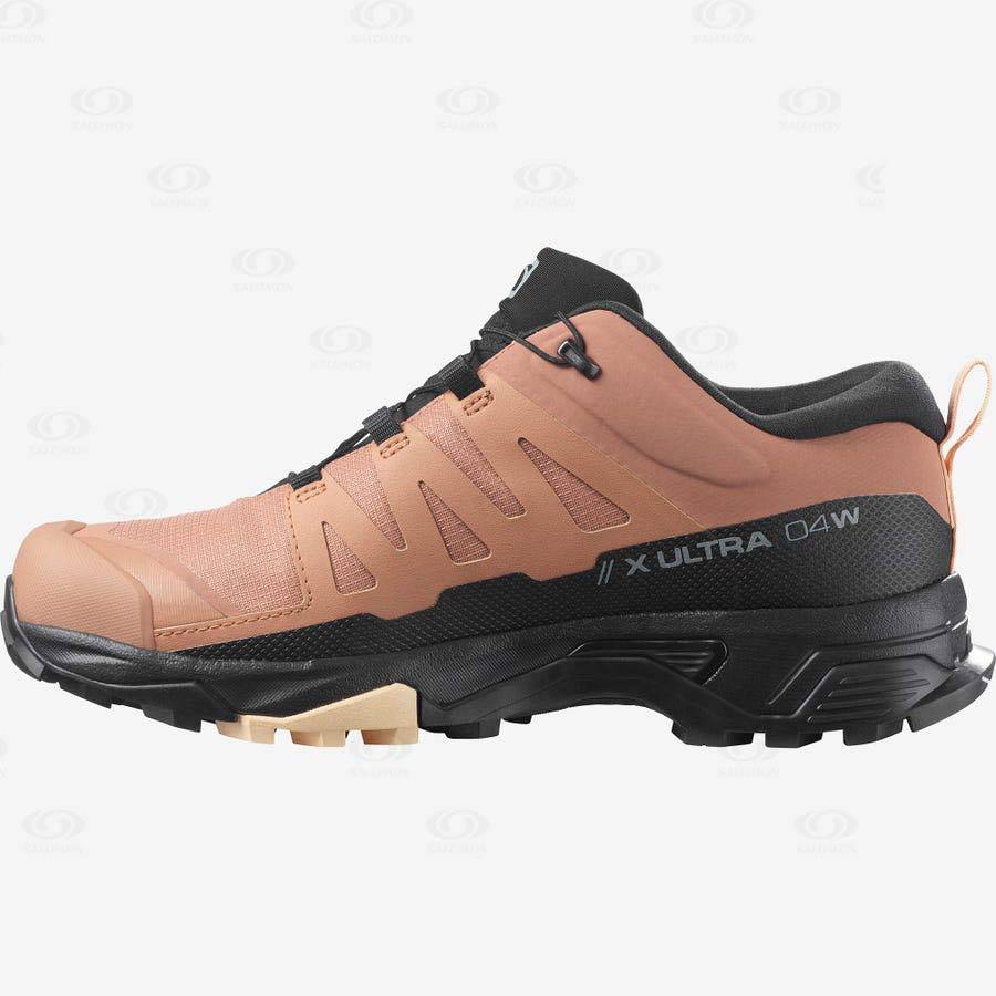Dámské Trekové Boty Salomon X ULTRA 4 GORE-TEX Hnědé | CZ-W2030
