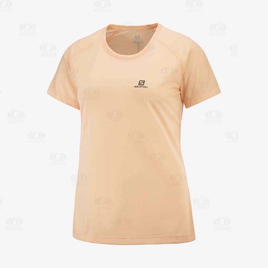Dámské Tričko Salomon CROSS REBEL Oranžové | CZ-O1203