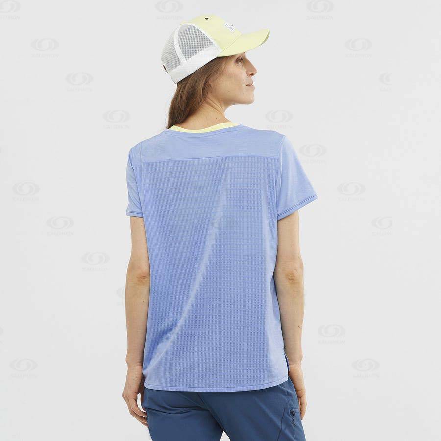 Dámské Tričko Salomon OUTLINE SUMMER Blankyt | CZ-O1798