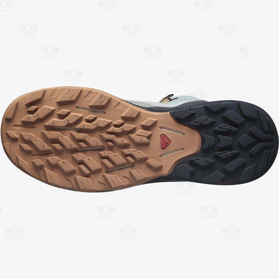 Dámské Turistické Boty Salomon OUTPULSE MID GORE-TEX Mátově Zelená | CZ-O1376