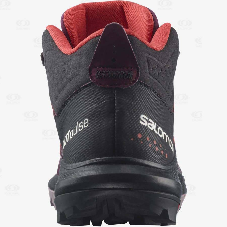 Dámské Turistické Boty Salomon OUTPULSE MID GORE-TEX Fialové | CZ-S2395