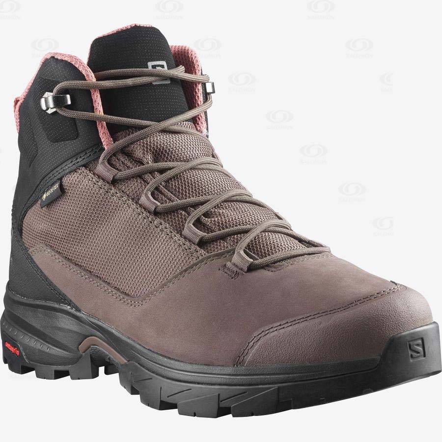Dámské Turistické Boty Salomon OUTWARD GORE-TEX Hnědé | CZ-L2614