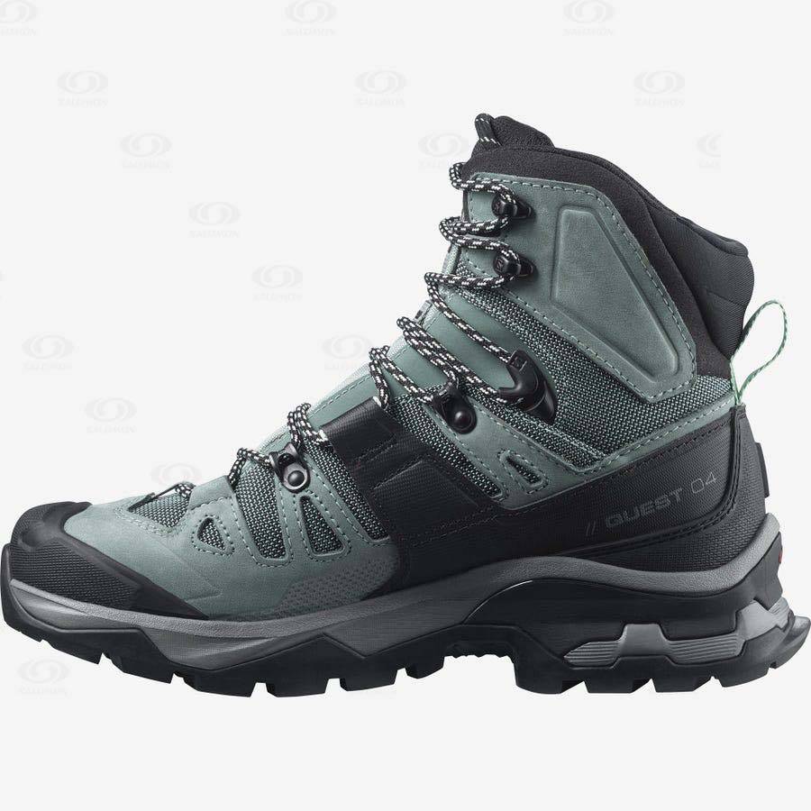 Dámské Turistické Boty Salomon QUEST 4 GORE-TEX Blankyt | CZ-L1830