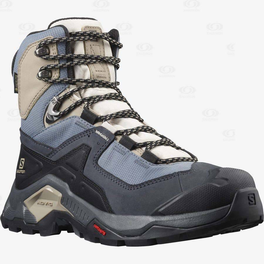 Dámské Turistické Boty Salomon QUEST ELEMENT GORE-TEX Černé | CZ-A1633