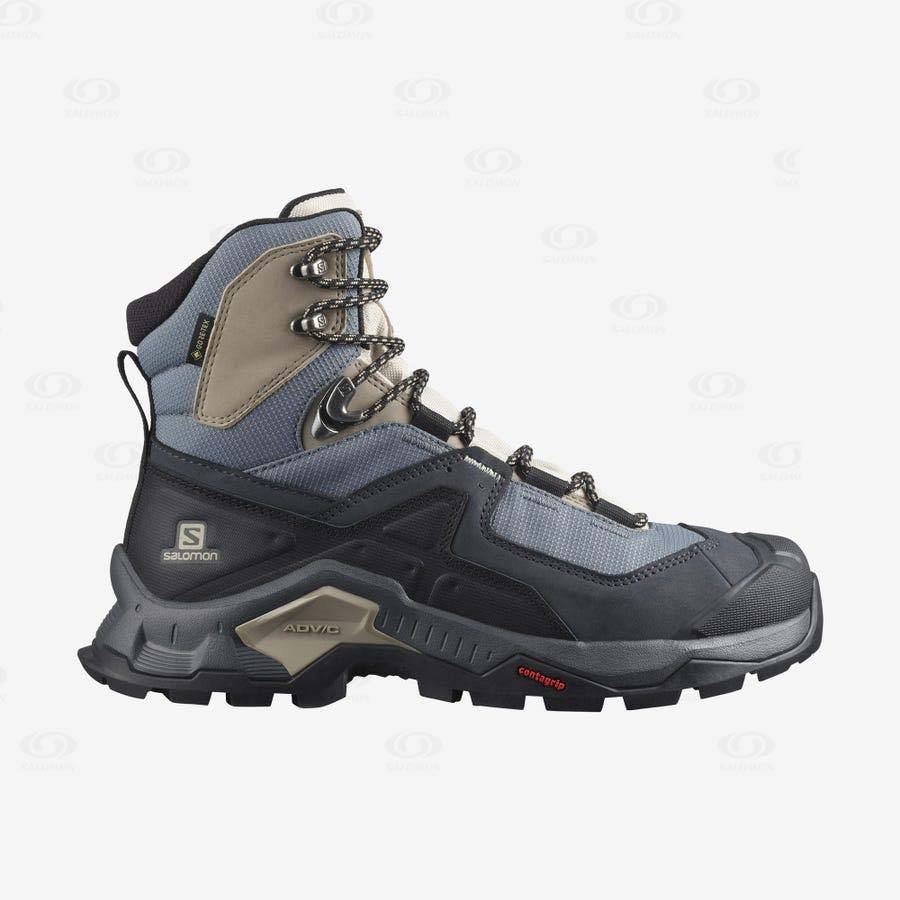 Dámské Turistické Boty Salomon QUEST ELEMENT GORE-TEX Černé | CZ-A1633