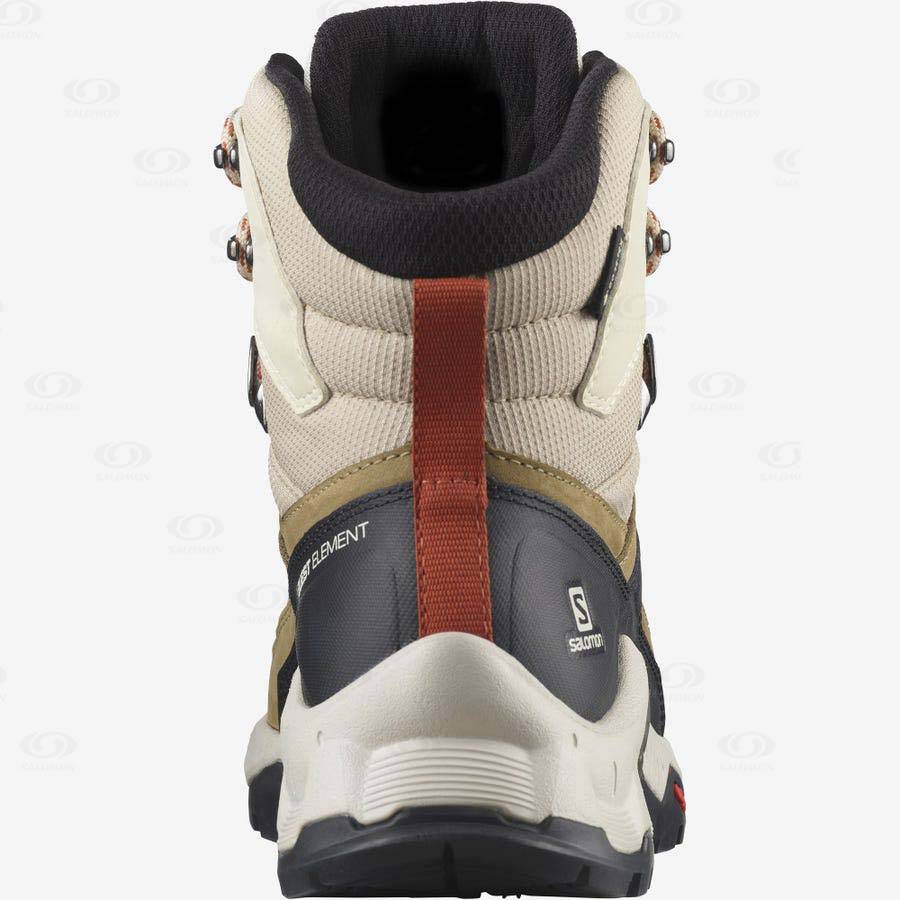 Dámské Turistické Boty Salomon QUEST ELEMENT GORE-TEX Hnědé | CZ-O2134