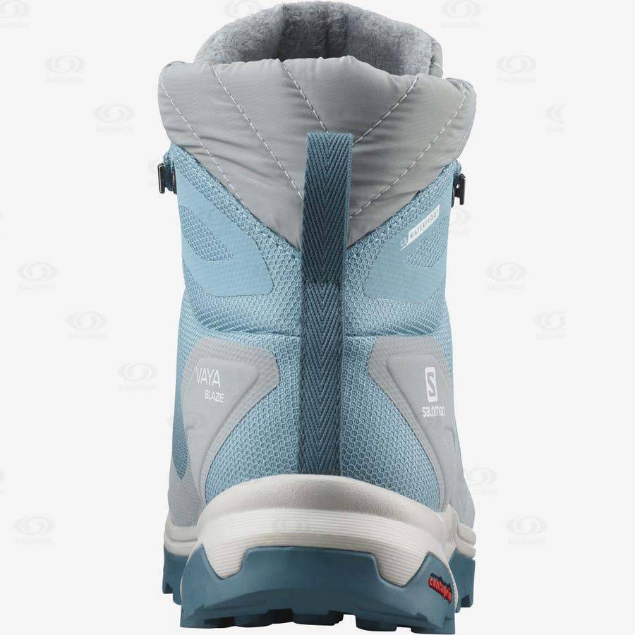 Dámské Turistické Boty Salomon VAYA BLAZE THINSULATE™ CLIMASALOMON™ WATERPROOF Blankyt | CZ-wA2039