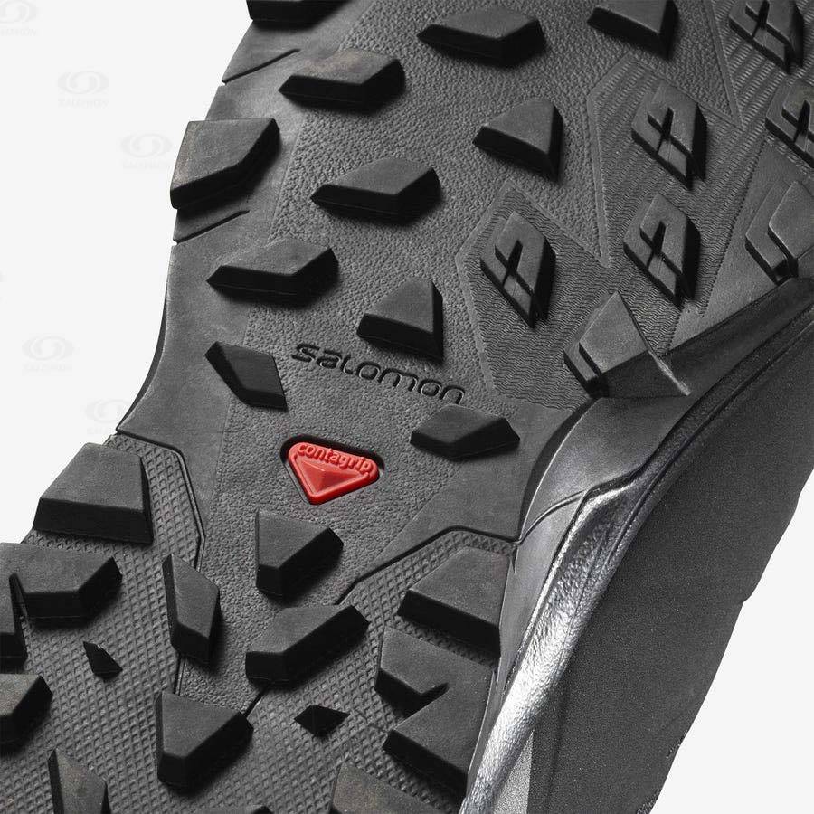 Dámské Zimní Boty Salomon OUTBLAST THINSULATE™ CLIMASALOMON™ WATERPROOF Černé | CZ-S2038