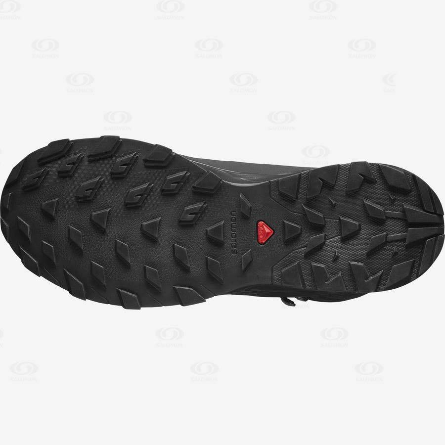 Dámské Zimní Boty Salomon OUTBLAST THINSULATE™ CLIMASALOMON™ WATERPROOF Černé | CZ-S2038