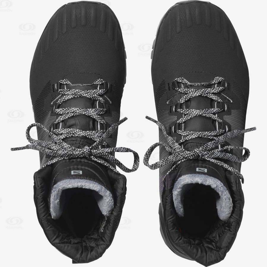 Dámské Zimní Boty Salomon VAYA BLAZE THINSULATE™ CLIMASALOMON™ WATERPROOF Černé | CZ-L1151