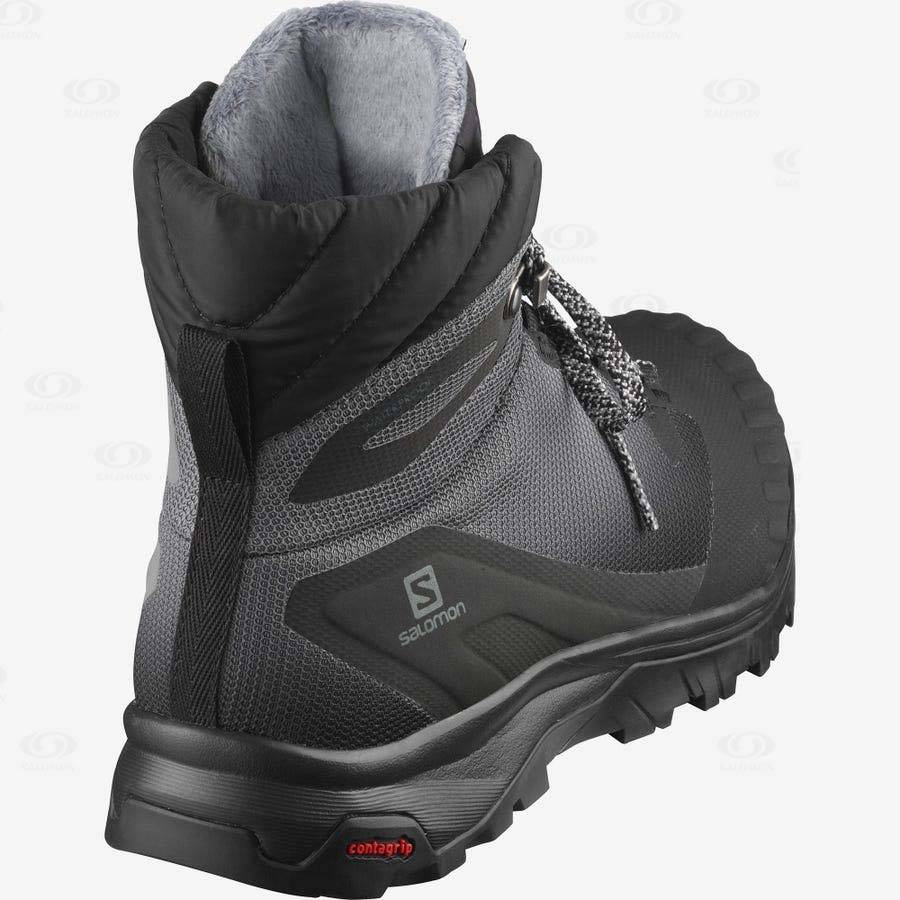 Dámské Zimní Boty Salomon VAYA BLAZE THINSULATE™ CLIMASALOMON™ WATERPROOF Černé | CZ-L1151