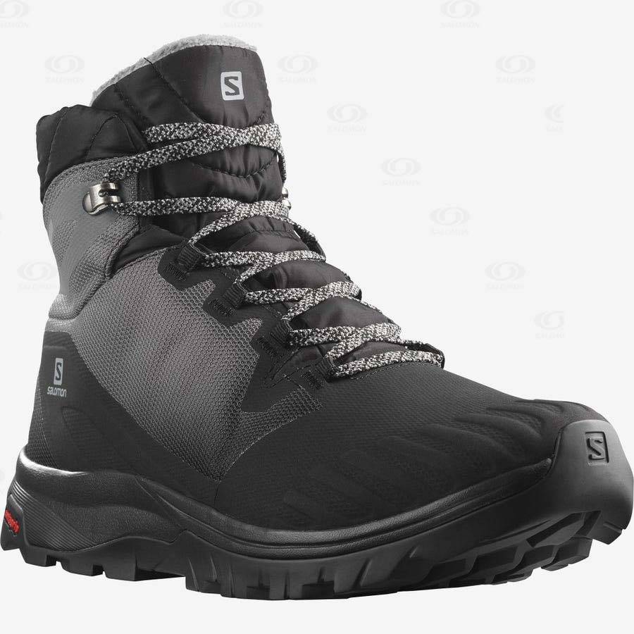 Dámské Zimní Boty Salomon VAYA BLAZE THINSULATE™ CLIMASALOMON™ WATERPROOF Černé | CZ-L1151
