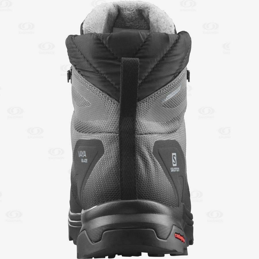 Dámské Zimní Boty Salomon VAYA BLAZE THINSULATE™ CLIMASALOMON™ WATERPROOF Černé | CZ-L1151