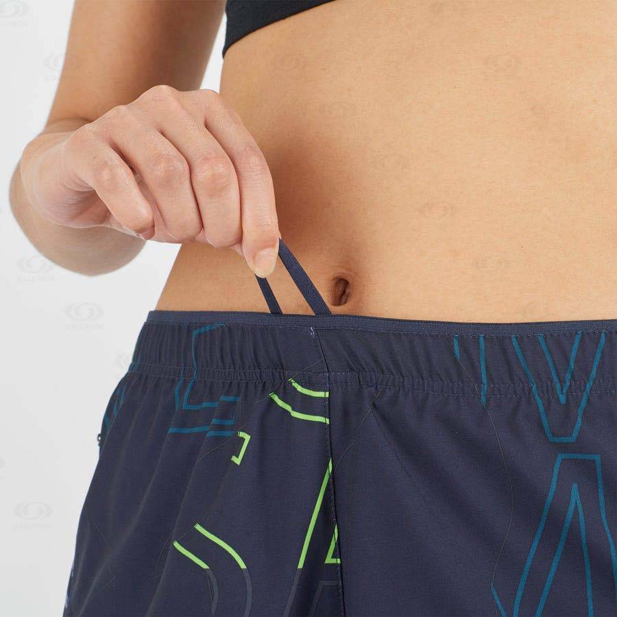 Dámské Šortky Salomon AGILE Blankyt | CZ-N1855