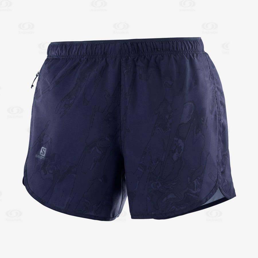 Dámské Šortky Salomon AGILE Tmavě Blankyt | CZ-S2388